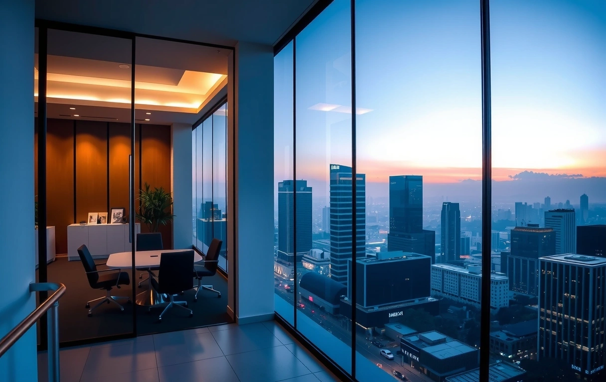 Modern corporate intelligence center